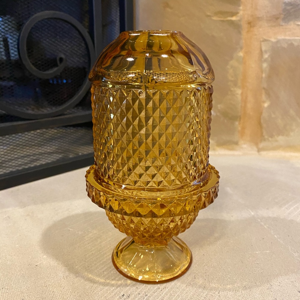 Amber fairy light